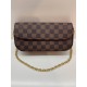 Жіноча сумка-клатч Louis Vuitton Sac Recoleta Monogram, коричнева