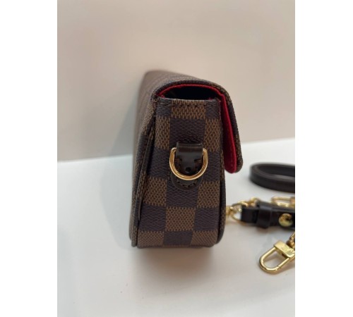 Жіноча сумка-клатч Louis Vuitton Sac Recoleta Monogram, коричнева