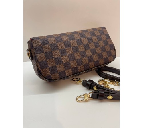 Жіноча сумка-клатч Louis Vuitton Sac Recoleta Monogram, коричнева