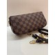 Жіноча сумка-клатч Louis Vuitton Sac Recoleta Monogram, коричнева