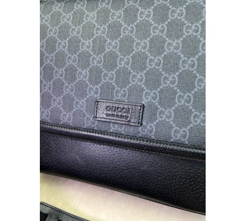 Месенджер сірий Gucci With Tag c836