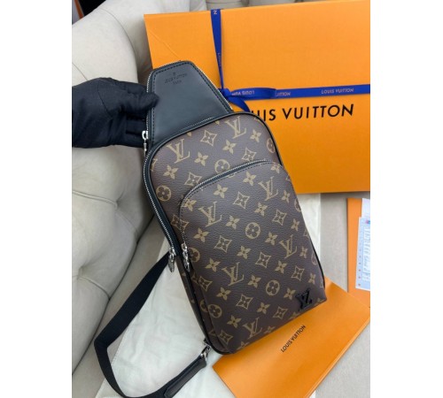 Сумка-слінг коричнева Louis Vuitton Avenue NM Monogram c837