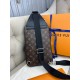 Сумка-слінг коричнева Louis Vuitton Avenue NM Monogram c837