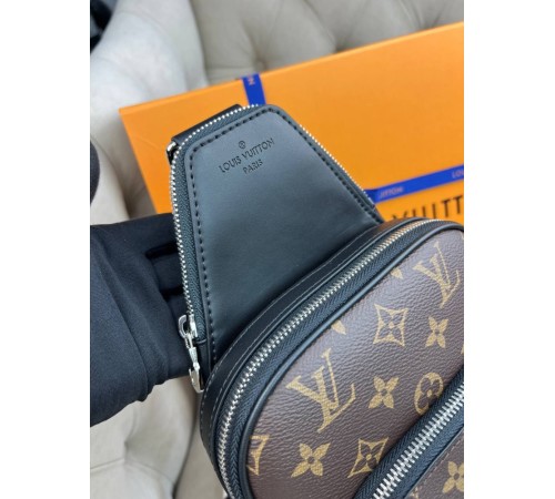 Сумка-слінг коричнева Louis Vuitton Avenue NM Monogram c837