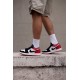 Чоловічі кросівки Nike Air Jordan 1 low white black/red