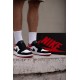 Чоловічі кросівки Nike Air Jordan 1 low white black/red