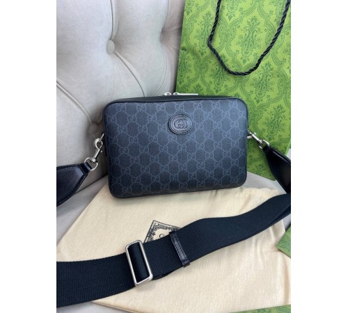 Месенджер сiрий Gucci With Tag Gray c842