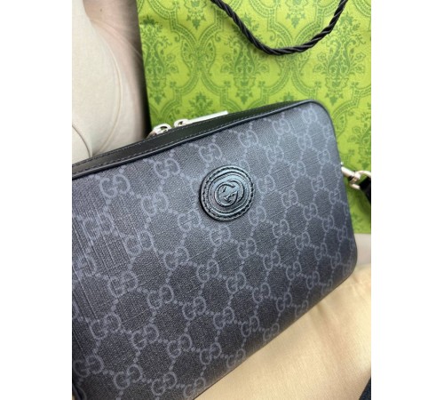 Месенджер сiрий Gucci With Tag Gray c842