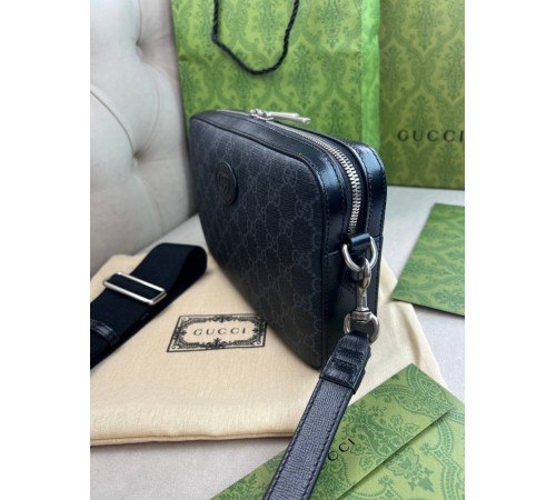 Месенджер сiрий Gucci With Tag Gray c842