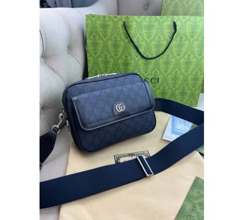 Крос-боді сiра Gucci Ophidia GG Blue c843