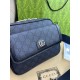 Крос-боді сiра Gucci Ophidia GG Blue c843