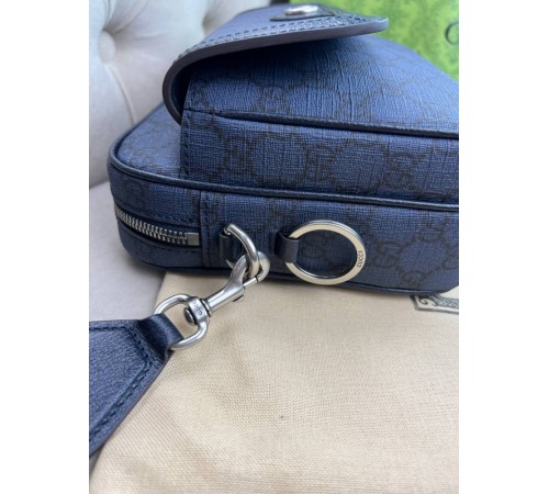 Крос-боді сiра Gucci Ophidia GG Blue c843