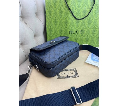 Крос-боді сiра Gucci Ophidia GG Blue c843