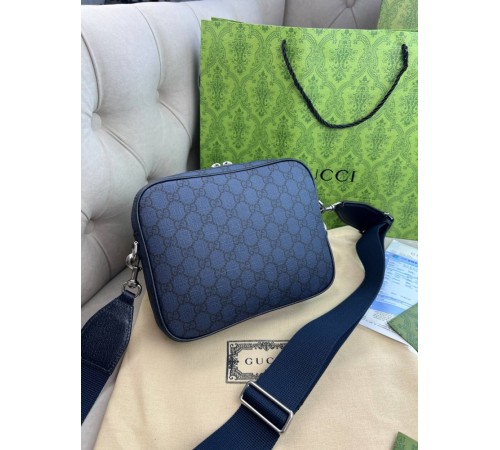 Крос-боді сiра Gucci Ophidia GG Blue c843