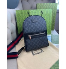 Нагрудна сiра сумка Gucci GG Gray c845