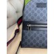 Нагрудна сiра сумка Gucci GG Gray c845