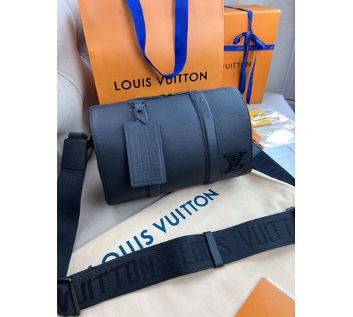 Месенджер чорний Louis Vuittom City Keepall Aerogram c847