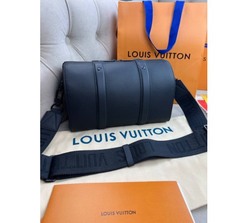 Месенджер чорний Louis Vuittom City Keepall Aerogram c847