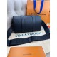 Месенджер чорний Louis Vuittom City Keepall Aerogram c847