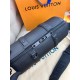 Месенджер чорний Louis Vuittom City Keepall Aerogram c847