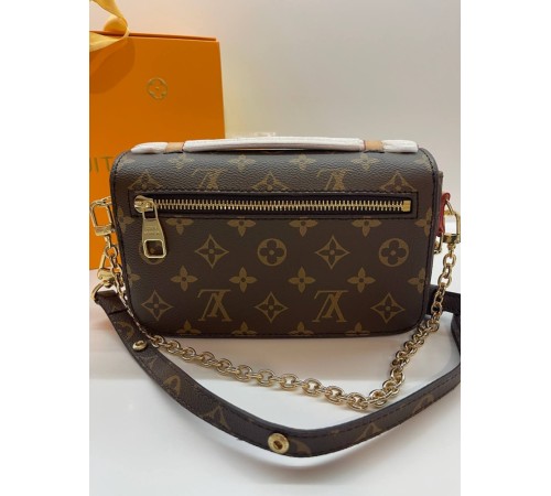 Жіноча сумка Louis Vuitton East West Metis Monogram, коричнева