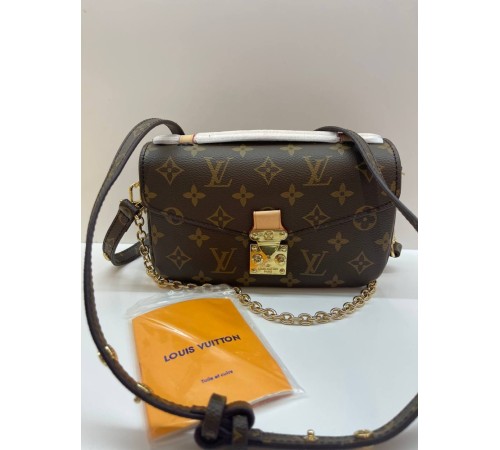 Жіноча сумка Louis Vuitton East West Metis Monogram, коричнева