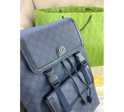 Рюкзак синiй Gucci Ophidia GG Blue c846