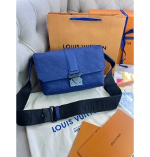 Месенджер синiй Louis Vuitton S-Cape Blue c849