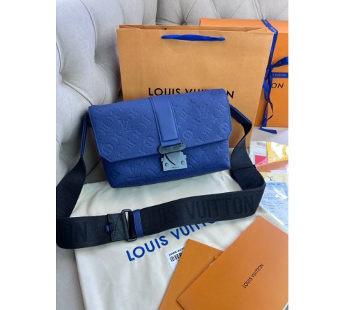 Месенджер синiй Louis Vuitton S-Cape Blue c849