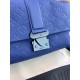 Месенджер синiй Louis Vuitton S-Cape Blue c849