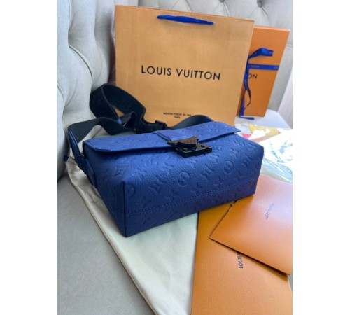 Месенджер синiй Louis Vuitton S-Cape Blue c849