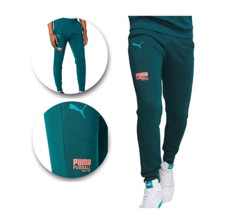 Штани cпортивні чоловічі Puma Football Street Pants Varsity Green (657965-06)