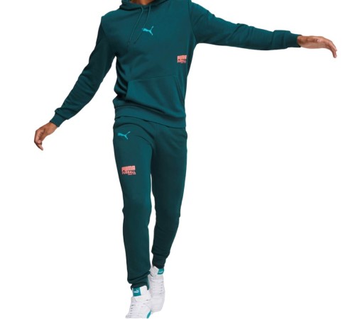 Штани cпортивні чоловічі Puma Football Street Pants Varsity Green (657965-06)