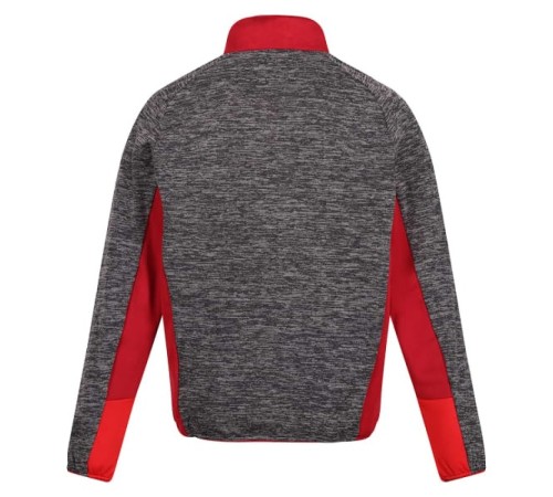 Кофта чоловіча флісова Regatta Coladane IV Fleece Dark Grey/Chilly Red (RMA515)