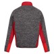 Кофта чоловіча флісова Regatta Coladane IV Fleece Dark Grey/Chilly Red (RMA515)