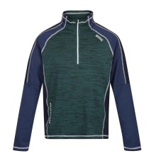 Кофта чоловіча флісова Regatta Hepley Fleece Pacific Green/Admiral (RMA494-L6K)