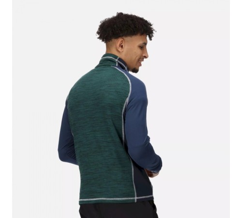 Кофта чоловіча флісова Regatta Hepley Fleece Pacific Green/Admiral (RMA494-L6K)