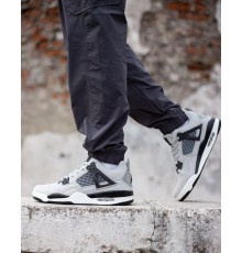 Чоловічі високі кросівки Nike Air Jordan 4 Retro Grey