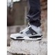 Чоловічі високі кросівки Nike Air Jordan 4 Retro Grey