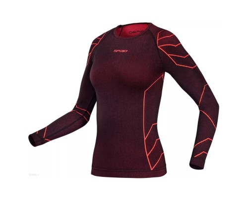 Комплект термобілизни жіночий SPAIO Rapid Womens SET Red (SP-RPD2PN-BLR)