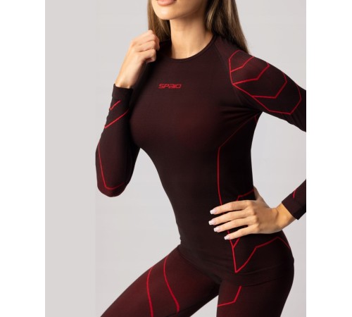 Комплект термобілизни жіночий SPAIO Rapid Womens SET Red (SP-RPD2PN-BLR)