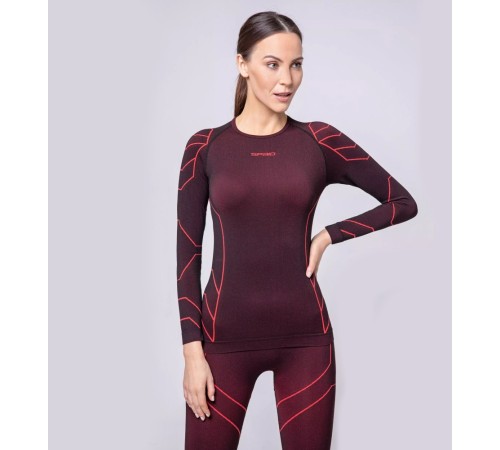 Комплект термобілизни жіночий SPAIO Rapid Womens SET Red (SP-RPD2PN-BLR)