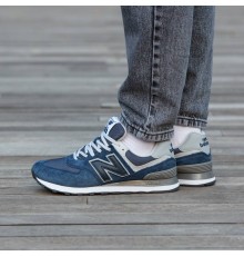 Кросівки демісезонні New Balance 574 колір синій