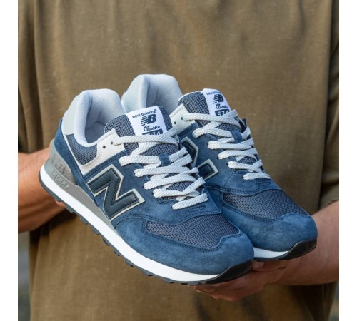 Кросівки демісезонні New Balance 574 колір синій