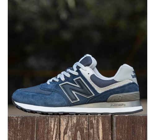 Кросівки демісезонні New Balance 574 колір синій