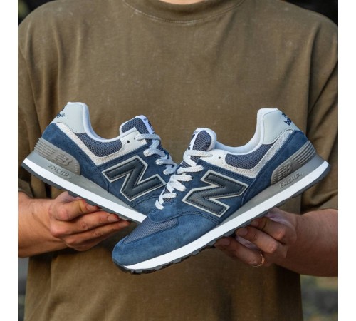 Кросівки демісезонні New Balance 574 колір синій