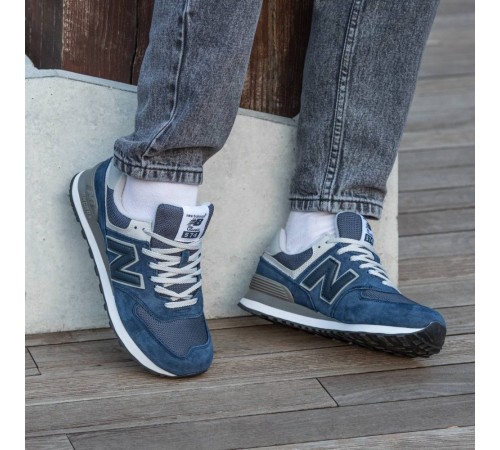 Кросівки демісезонні New Balance 574 колір синій