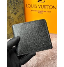 Чоловічий Шкіряний гаманець Louis Vuitton Multiple Taiga k030