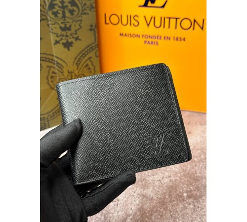 Чоловічий Шкіряний гаманець Louis Vuitton Multiple Taiga k030