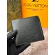 Чоловічий Шкіряний гаманець Louis Vuitton Multiple Taiga k030